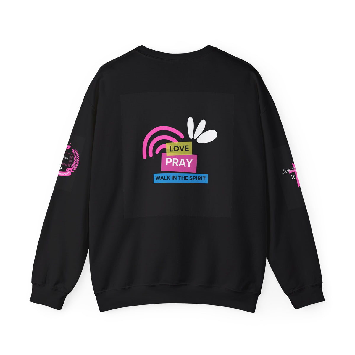 Girl Got God Sweatshirt — "Wisdom Faith Love" Christian Crewneck