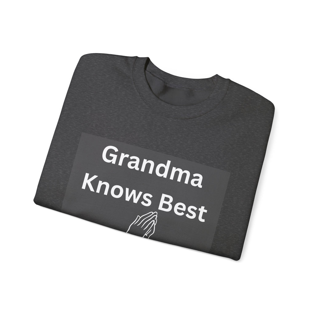 Grandma Knows Best Prayer Sweatshirt — Christian Grandma Gift, Philippians 4:13 Crewneck