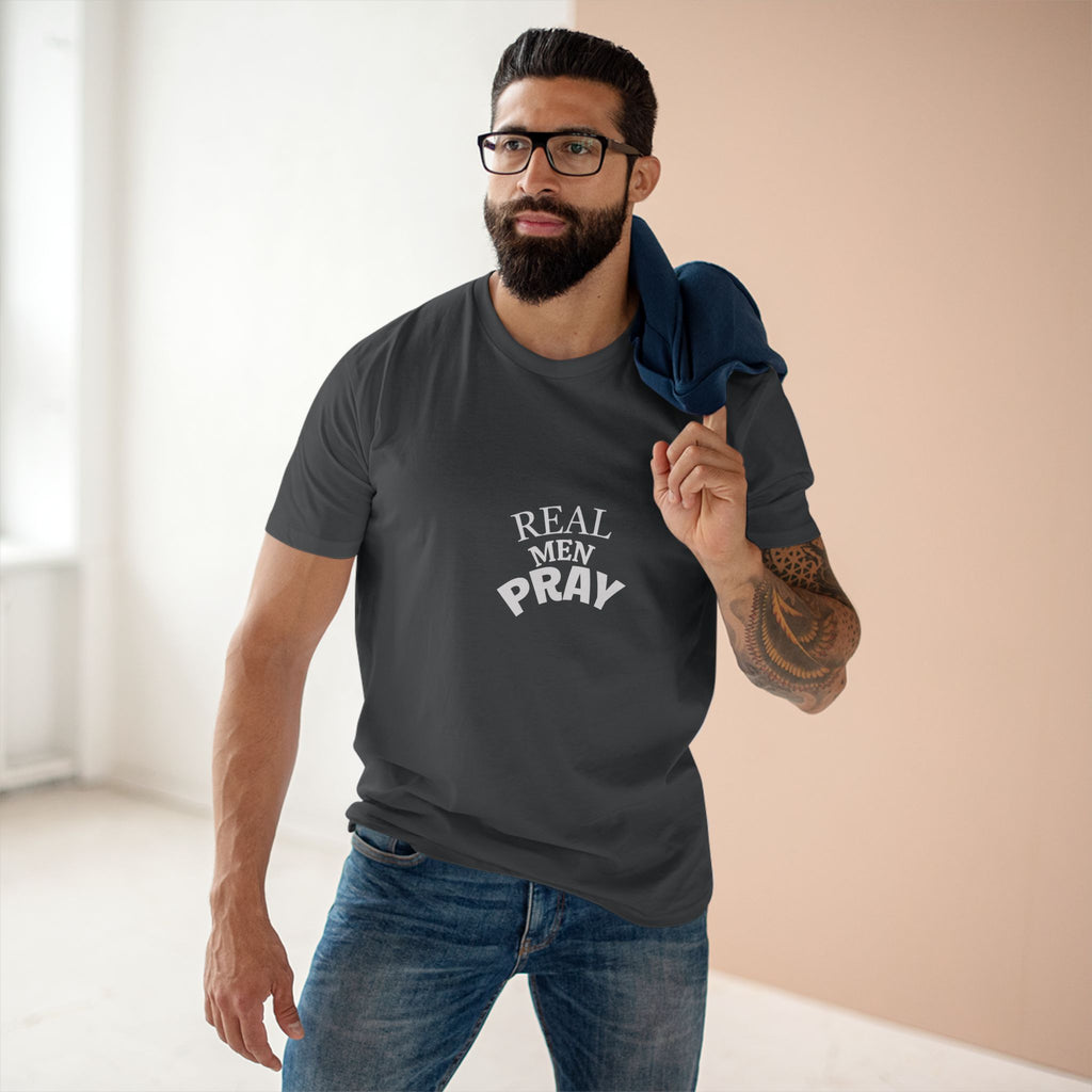 Real Men Pray Faith-Based Christian T-Shirt