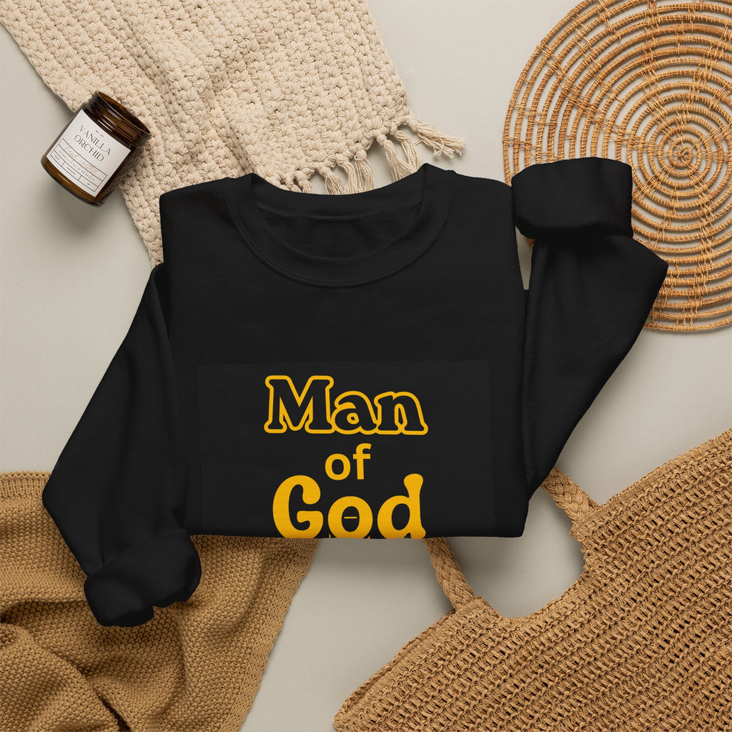 Man of God Christian Cross Sweatshirt