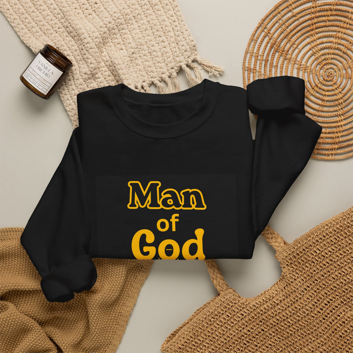 Man of God Christian Cross Sweatshirt
