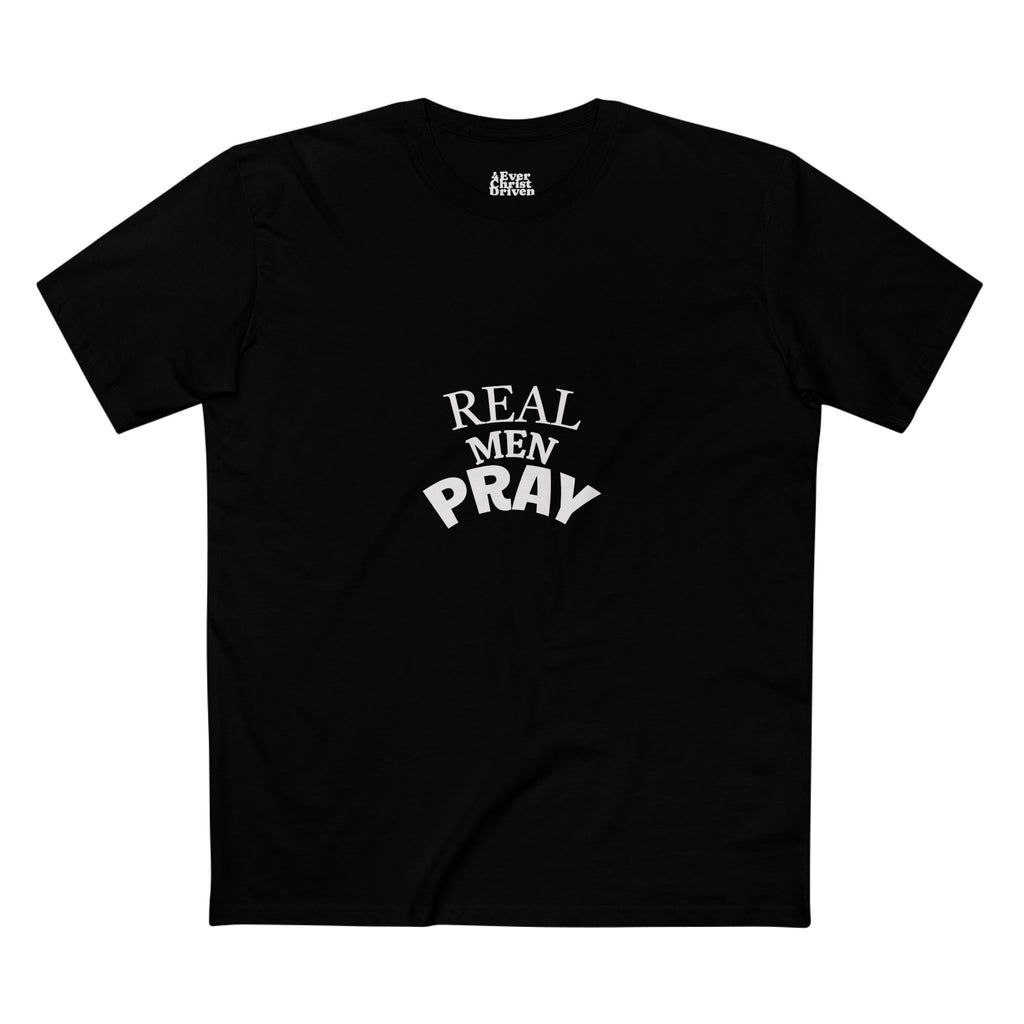 Real Men Pray Faith-Based Christian T-Shirt