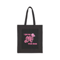 Canvas Tote Bag — “I Got My Swag From Jesus” Pink Faith Shopper