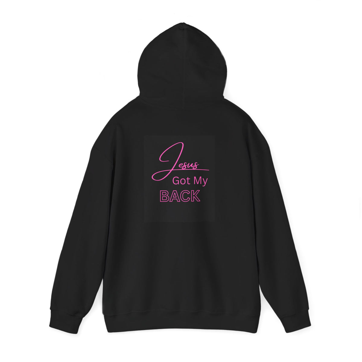 Christian Hoodie — "I Got My Swag From Jesus" Pink Graphic Hooded Sweatshirt