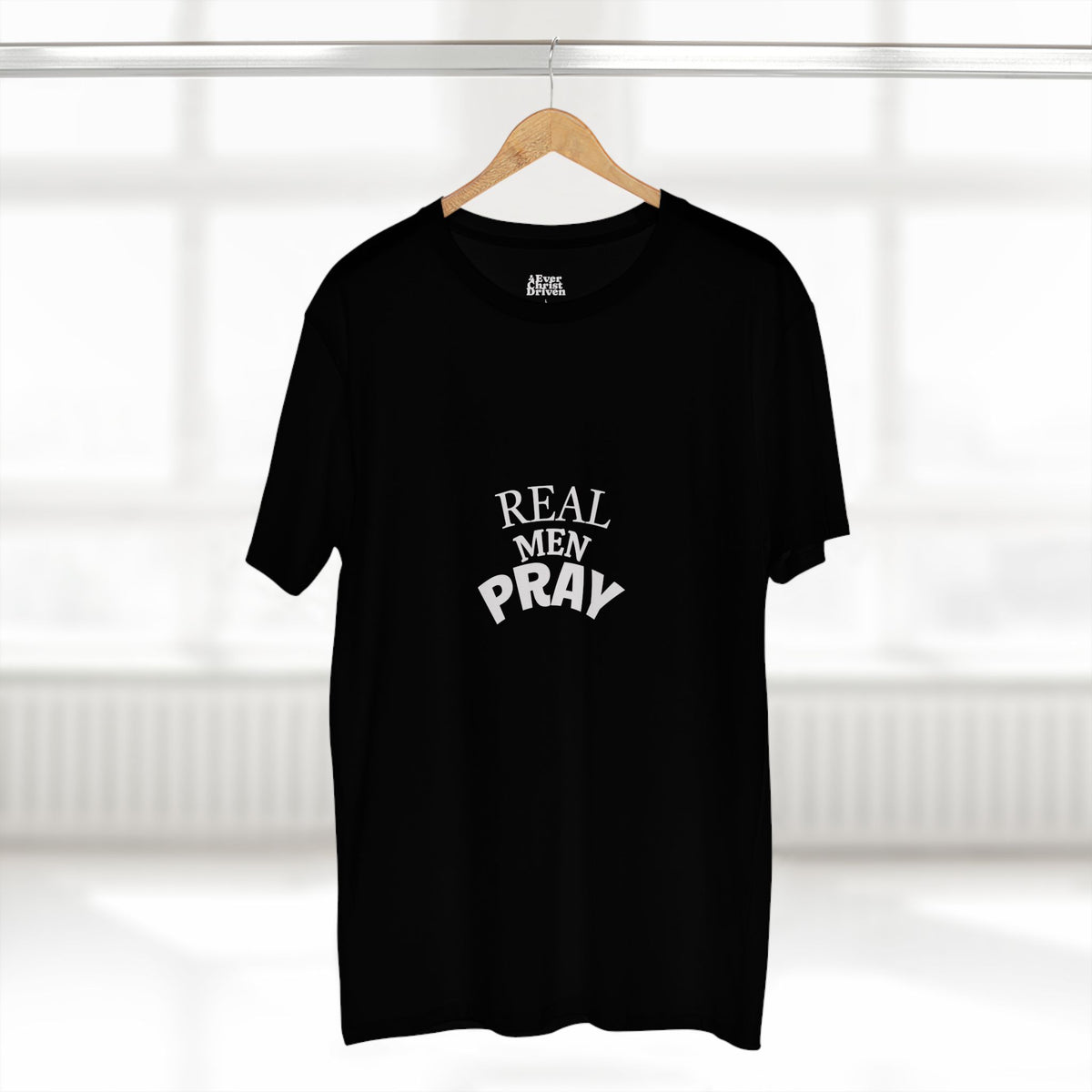 Real Men Pray Faith-Based Christian T-Shirt
