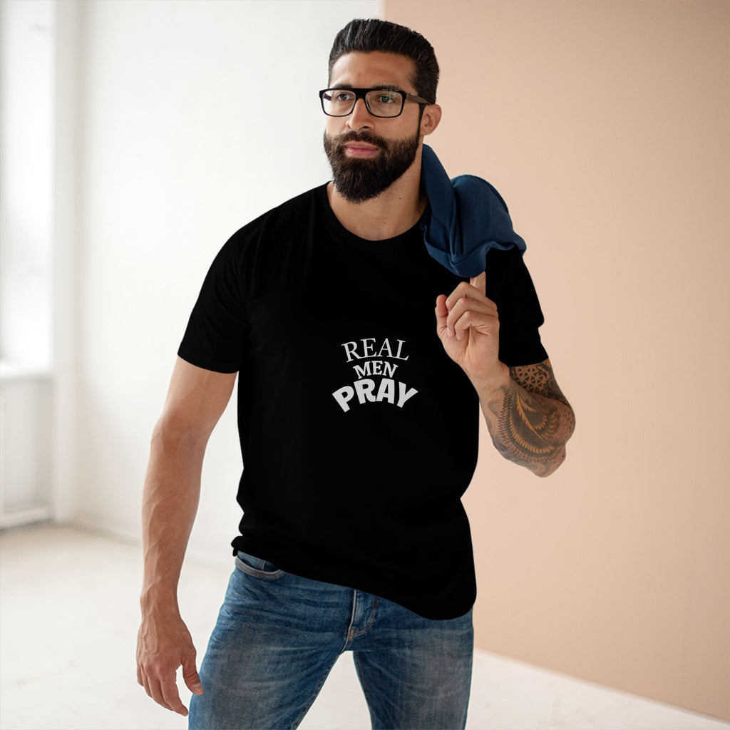 Real Men Pray Faith-Based Christian T-Shirt