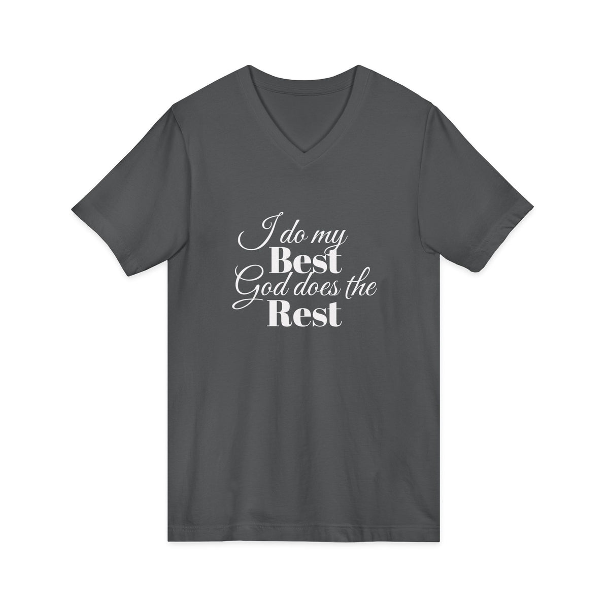I Do Crew Purple Cross Wedding V-Neck Tee