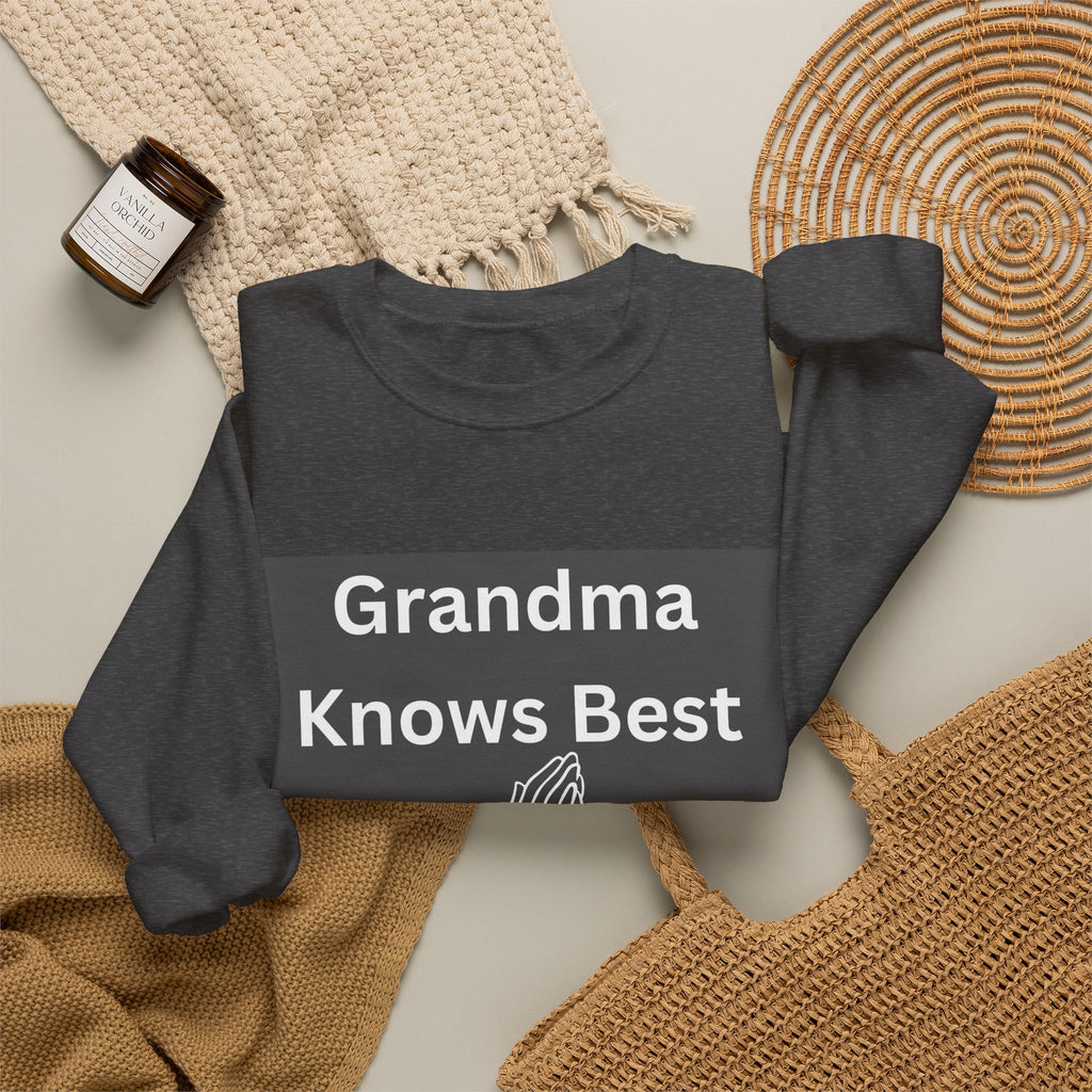 Grandma Knows Best Prayer Sweatshirt — Christian Grandma Gift, Philippians 4:13 Crewneck