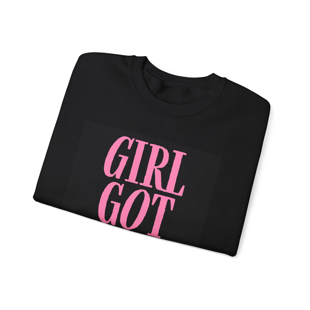Girl Got God Sweatshirt — "Wisdom Faith Love" Christian Crewneck