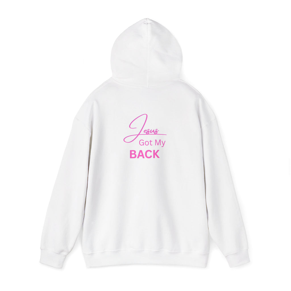 Christian Hoodie — "I Got My Swag From Jesus" Pink Graphic Hooded Sweatshirt