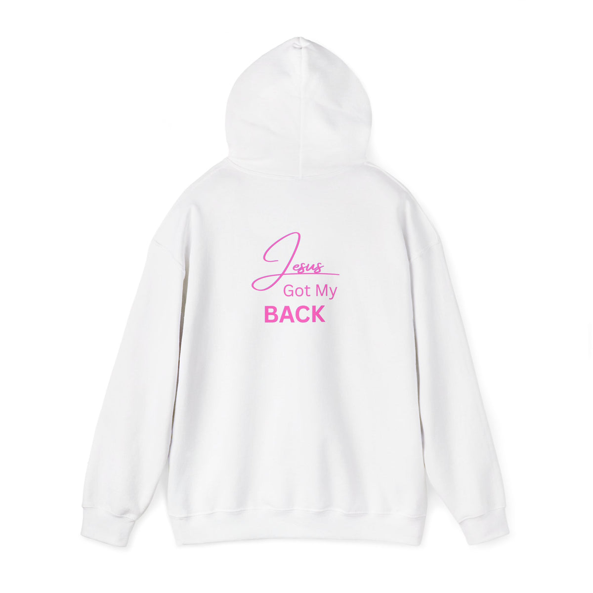 Christian Hoodie — "I Got My Swag From Jesus" Pink Graphic Hooded Sweatshirt