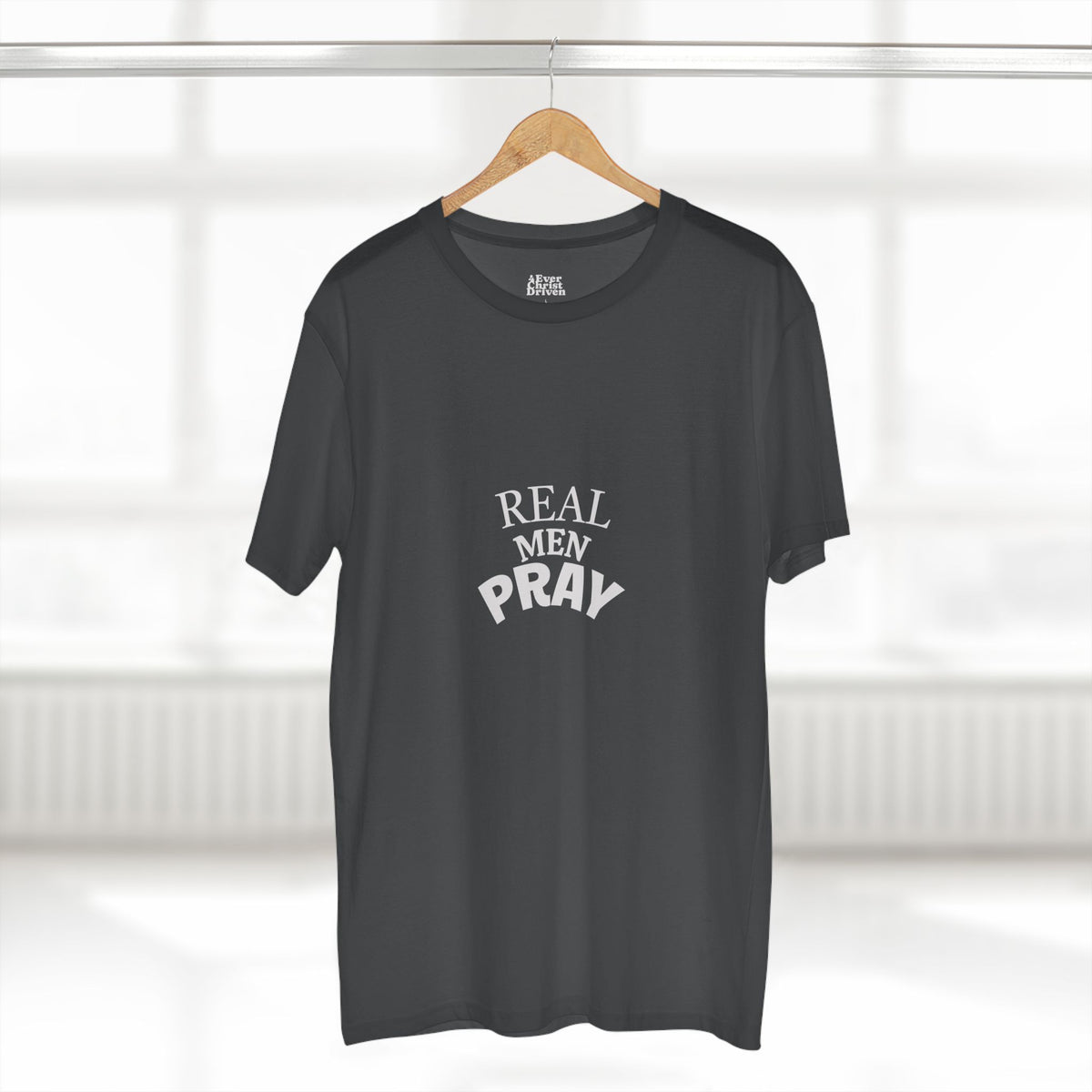 Real Men Pray Faith-Based Christian T-Shirt