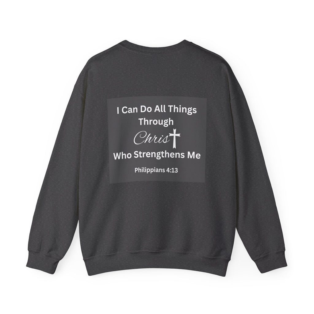 Grandma Knows Best Prayer Sweatshirt — Christian Grandma Gift, Philippians 4:13 Crewneck