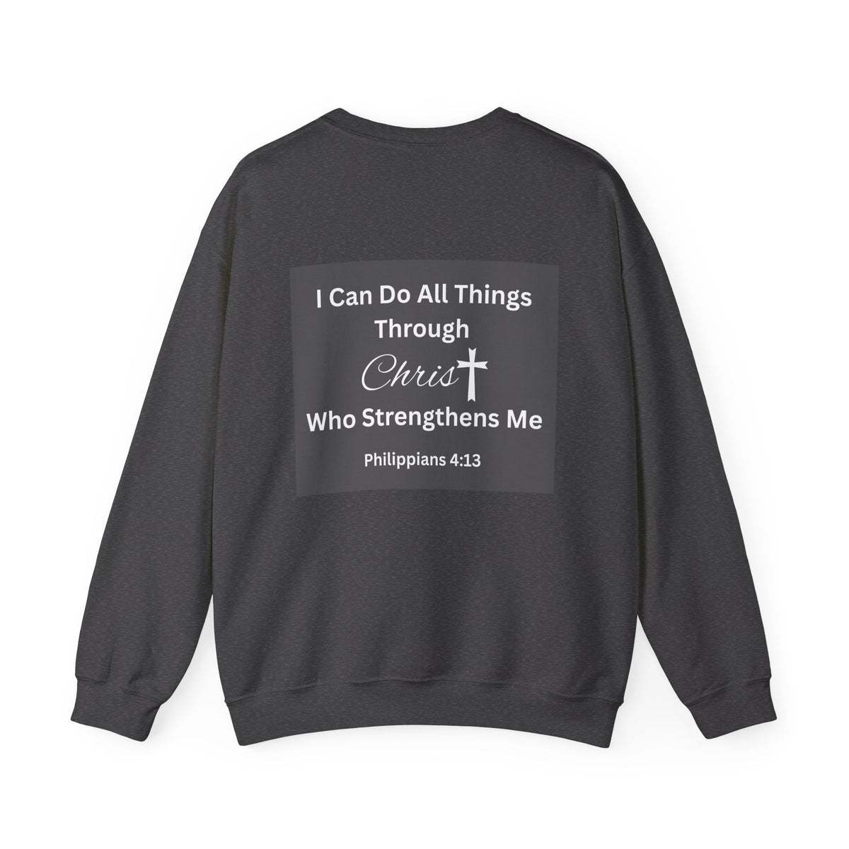 Grandma Knows Best Prayer Sweatshirt — Christian Grandma Gift, Philippians 4:13 Crewneck