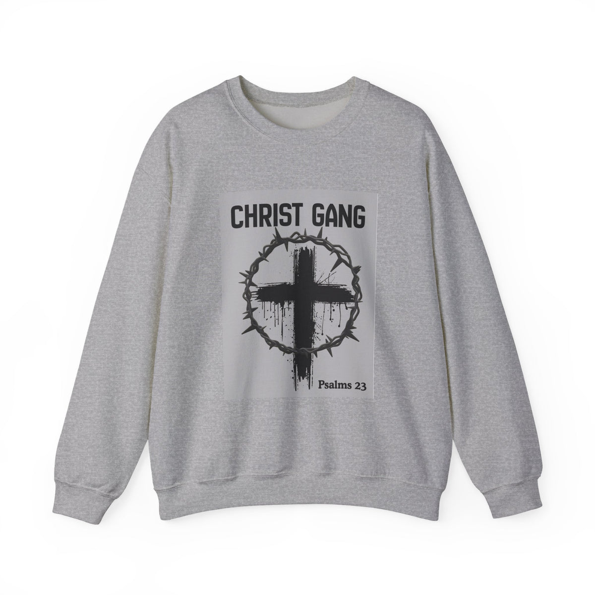 Christ Gang Psalm 23 Christian Crewneck Sweatshirt