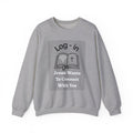 Christian Crewneck Sweatshirt — "Log-in: Jesus Wants to Connect With You"