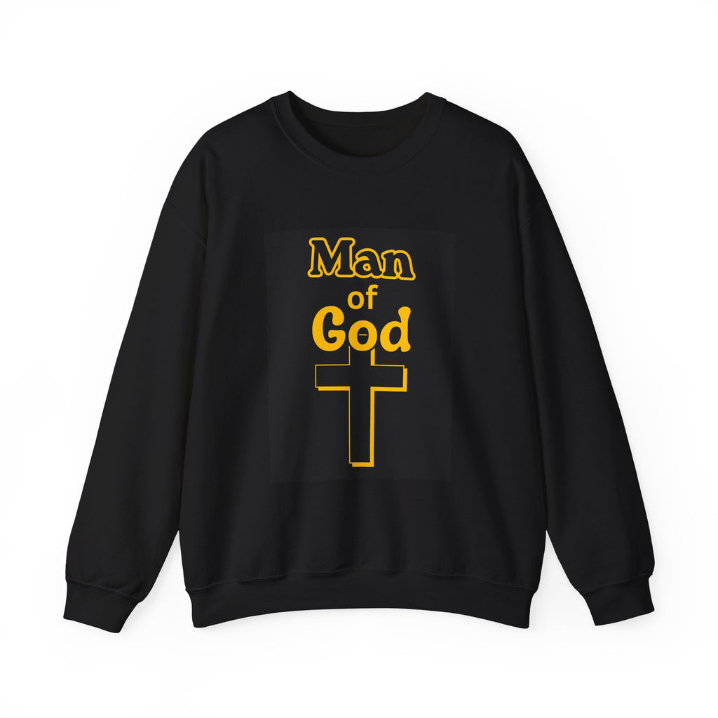 Man of God Christian Cross Sweatshirt