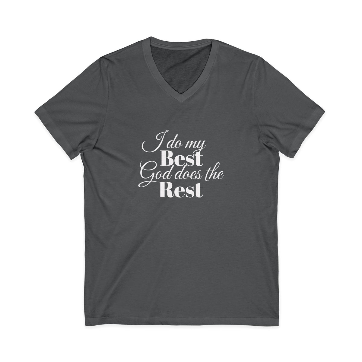 I Do Crew Purple Cross Wedding V-Neck Tee