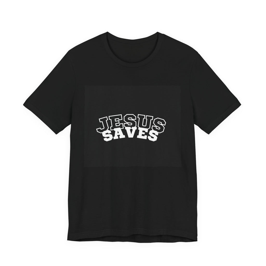 Jesus Saves T-Shirt — Bold Faith Graphic Tee