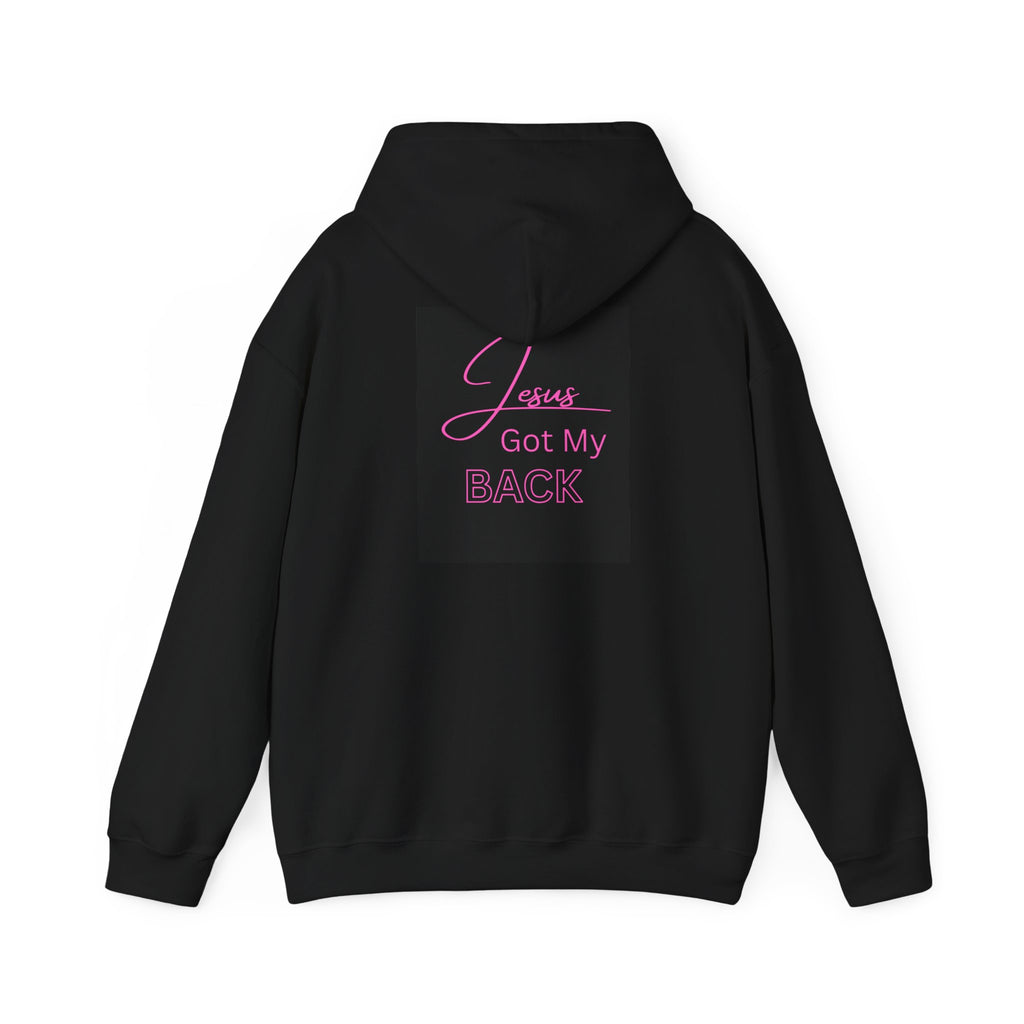 Christian Hoodie — "I Got My Swag From Jesus" Pink Graphic Hooded Sweatshirt