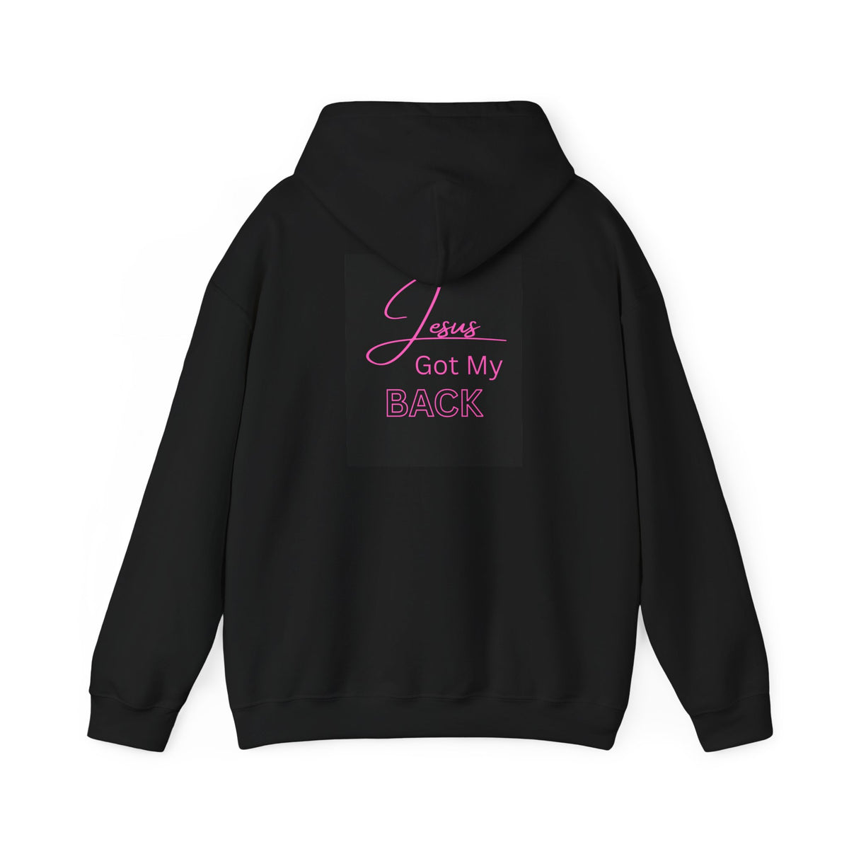 Christian Hoodie — "I Got My Swag From Jesus" Pink Graphic Hooded Sweatshirt