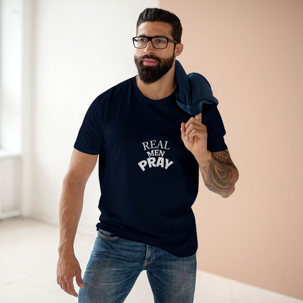 Real Men Pray Faith-Based Christian T-Shirt