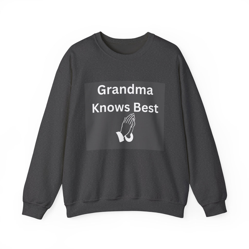 Grandma Knows Best Prayer Sweatshirt — Christian Grandma Gift, Philippians 4:13 Crewneck
